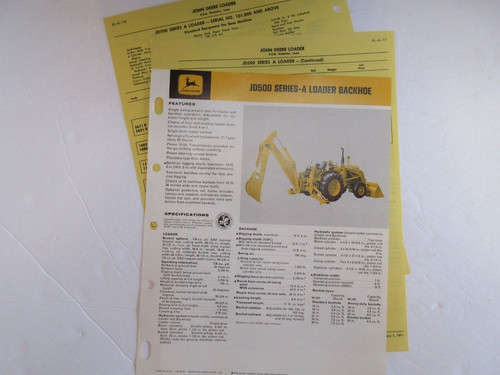 John deere 500 trattore - deere, 500-a