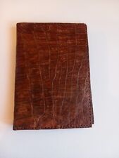 Vintage...Portafoglio  porta documenti da donna In Vera pelle di coccodrillo  