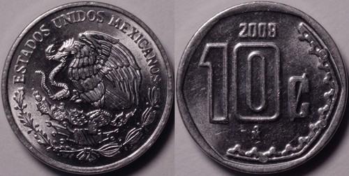 Messico 2008 centavos - 2008, mo