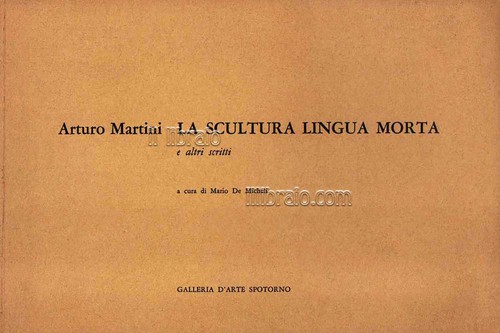 Martini arturo la scultura - -,