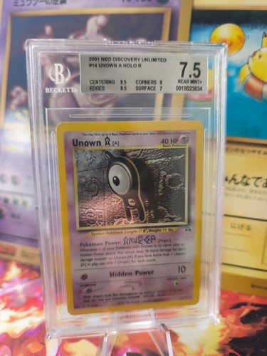 Carta pokemon card unown - carta,