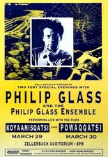 Poster concerto Philip Glass