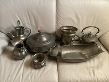 Collezione Oggetti Peltro Antico Vintage - Primi Del ‘900