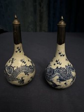 Coppia Antiche Bottiglie