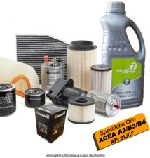 Kit Tagliando Filtri Tecnocar e 6L Olio Lancia Thesis 2.4 JTD 03- 129KW 175CV