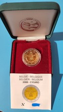 2 euro Belgio 2008 proof fondo specchio pp be diritti dell' uomo in cofanetto 