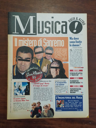 Rivista musica rock altro - rivista,
