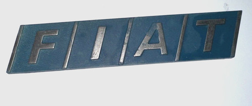 Fregio posteriore fiat - "fiat", su