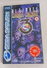 ULTIMATE MORTAL KOMBAT 3 SEGA SATURN - BUONE CONDIZIONI 