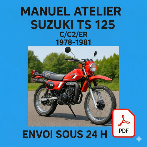 Manuel atelier suzuki ts125 - manuel,