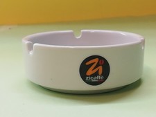 PORTACENERE POSACENERE CAFFÈ ESPRESSO ZICAFFÉ PORCELLANA PUBBLICITARIO 