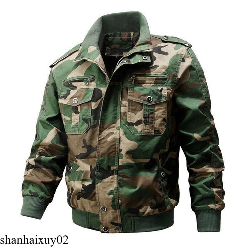 Giubbotto uomo militare cargo - militare,