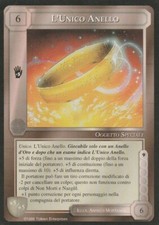 Il Signore degli Anelli GCC : L'UNICO ANELLO (Stratelibri) - Carta Giocata