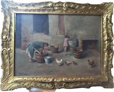 ? Arnaldo FERRAGUTI  ( Ferrara 1862 - Forlì 1925) olio su tavola  cm 65X50