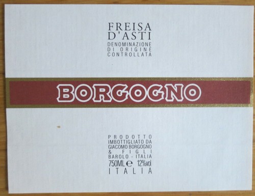 Etichette vino italia - italia, freisa