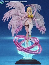 Kit modellino scala resina Angewomon Digimon stampa 3d non verniciato