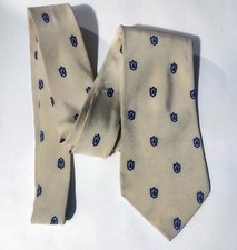 Gucci cravatta in seta vintage Made in Italy 1970s usata con minimi difetti