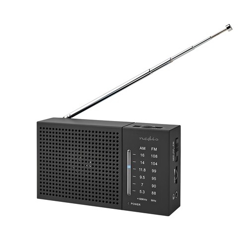 Nedis mini radio pile - radio, am