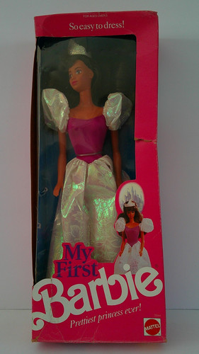 Vintage first barbie doll - first,