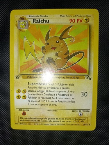 Pokemon raichu fossil - raichu,