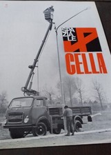GRU IDRAULICHE SPAZIALE CELLA AUTOCARRI OM Brochure originale 1967