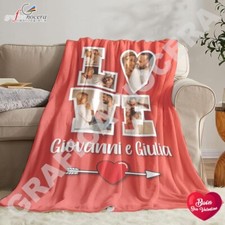 Plaid personalizzato con foto