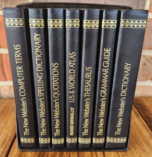 Vtg the new webster library - the,