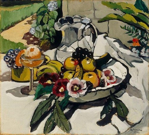 Natura morta con frutta - , e