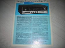 HEATHKIT AR15 E IM25 DEPLIANT PUBBLICITARIO ANNI 60 pubblicità/advertising
