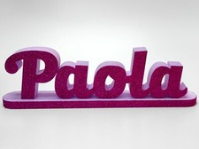 Nomi e scritte 3D polistirolo allestimenti eventi personalizzati compleanno