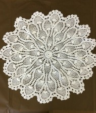 CENTRINO UNCINETTO cotone lav a mano cm45-60 COPRILETTO cm 220x250 RUNNER 50X140