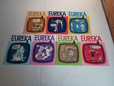 EUREKA  74 75 76 77 78 79 80 del 1972 CON ADESIVI AEREI LOTTO 7 NUMERI  SEQUENZA