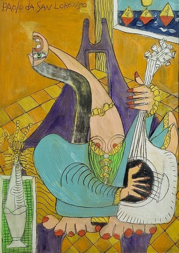 Quadro gitana paolo - quadro, san