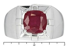 Riscaldato Rubino Gemma Con