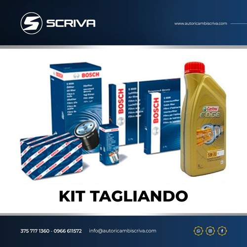 Kit tagliando filtri bosch - tagliando,