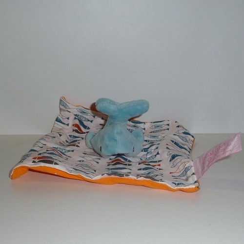 Doudou baleine egmont toys - doudou,