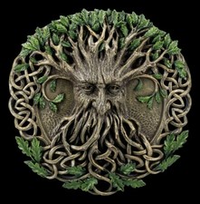 Rilievo parete greenman - rilievo,