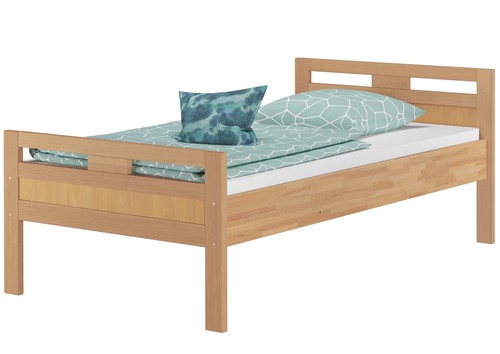 Elegante letto faggio con - in,