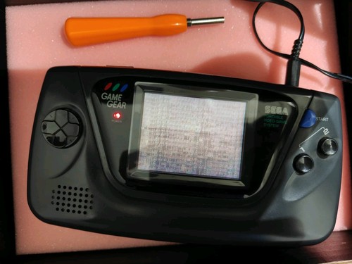 Sega game gear vintage console - sega,