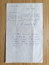 Singer domenico autograph - domenico.,