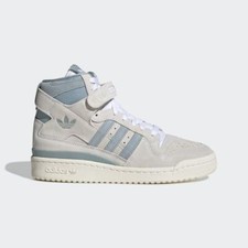 ADIDAS FORUM 84 HIGH sneakers alte grigie basket VERA PELLE ORIGINALI