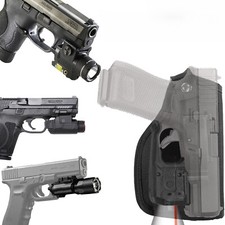 Fondina pistola tattica nascosta IWB OWB per pistola con luce/laser attaccato