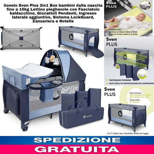 2in1 box bambini lettino - 2in1,