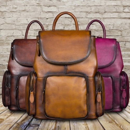 Zaino donna vera pelle - , vintage
