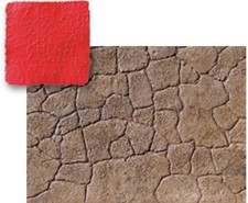 STAMPO per pavimento stampato cemento FINTA PIETRA Concrete texture stamp mat