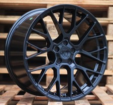 4 cerchi stile RS Spyder da 20" neri 5X112 adatti per Porsche MACAN 95B