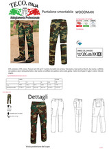 pantalone mimetico da pesca