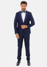 Smoking Uomo Damascato Abito