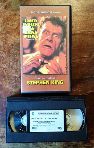 Vhs film unico indizio luna - vhs,