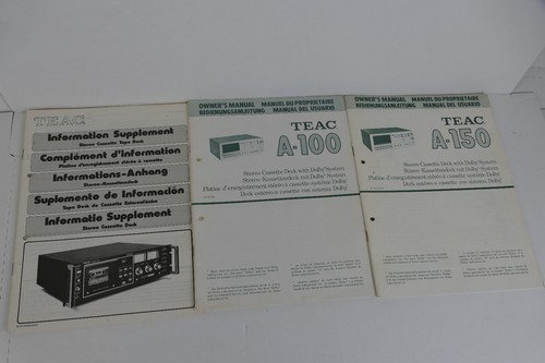 Teac tapedeck 100 150 - 3x,